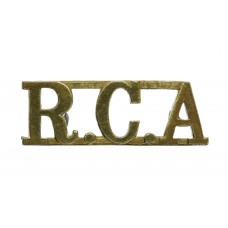 Royal Canadian Artillery (R.C.A.) Shoulder Title