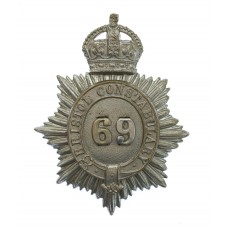 Bristol Constabulary Star Cap Badge - King's Crown (69)