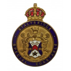 Stalybridge Special Constabulary Enamelled Lapel Badge - King's Crown