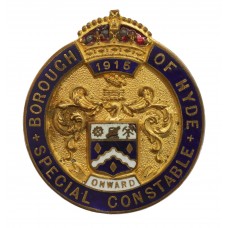 WW1 1915 Hyde Borough Police Special Constabulary Lapel Badge