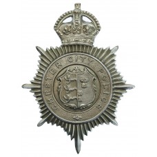 Chester City Police Helmet Plate - King's Crown