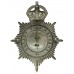 Chester City Police Helmet Plate - King's Crown