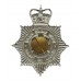 South Wales Police (Heddlu De Cymru) Enamelled Cap Badge - Queen's Crown