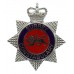 Surrey Constabulary Enamelled Star Cap Badge - Queen's Crown