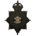 Cheshire Constabulary Night Helmet Plate - King's Crown