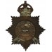 Carlisle City Police Night Helmet Plate - King's Crown