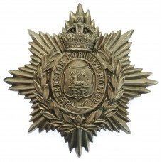 Preston Borough Police Helmet Plate - King's Crown