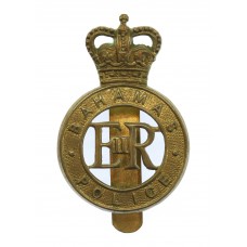 Bahamas Police Cap Badge - Queen's Crown (c.1953-1966)