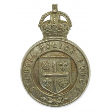 St. Lucia Police Force Cap Badge - King's Crown