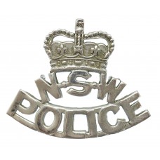 New South Wales Police Cap Badge - Queen's Crown (c.1953-72)
