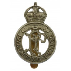 Palestine Police Cap Badge - King's Crown