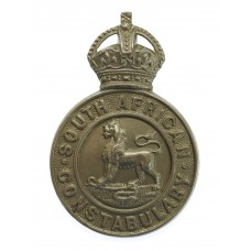 South African Constabulary Cap Badge - King's Crown