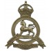 South African Constabulary Slouch Hat Badge - King's Crown (Voided Centre)