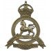 South African Constabulary Slouch Hat Badge - King's Crown (Voided Centre)
