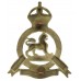 South African Constabulary Slouch Hat Badge - King's Crown (Voided Centre)