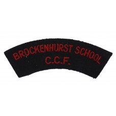 Brockenhurst School C.C.F. (BROCKENHURST SCHOOL/C.C.F.) Cloth Shoulder Title