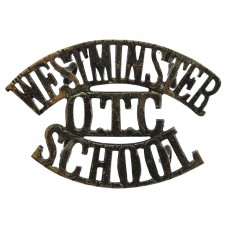 Westminster School O.T.C. (WESTMINSTER/OTC/SCHOOL) Shoulder Title