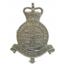 Cambridge University O.T.C. Anodised (Staybrite) Cap Badge