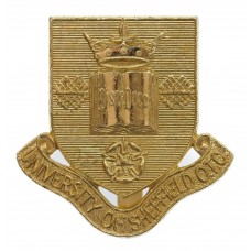 University of Sheffield O.T.C. Anodised (Staybrite) Cap Badge