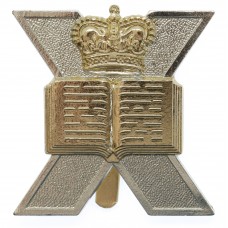 Edinburgh University O.T.C. Anodised (Staybrite) Cap Badge