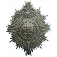 Manchester & Salford Police Mounted Ceremonial Helmet Plate - Queen's Crown