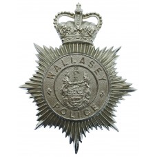 Wallasey Borough Police Helmet Plate - Queen's Crown