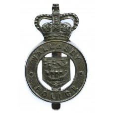 Wallasey Borough Police Cap Badge - Queen's Crown
