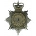 Wigan Borough Police Helmet Plate - Queen's Crown