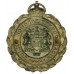 Wigan County Borough Police Wreath Helmet Plate - King's Crown