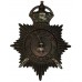 Oldham Borough Police Night Helmet Plate - King's Crown