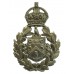 Oldham Borough Police Wreath Helmet Plate - King's Crown