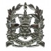 Hampshire Constabulary Sergeants Enamelled Cap Badge - Queen's Crown