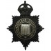 Northumberland Constabulary Night Helmet Plate - King's Crown