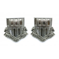 Pair of Northumberland Constabulary Collar Badges