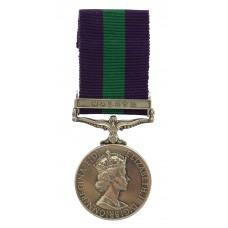 General Service Medal (Clasp - Malaya) - Pte. P. Brown, Royal Army Ordnance Corps