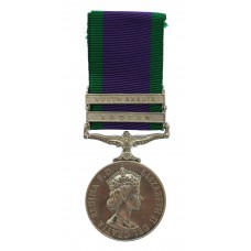 Campaign Service Medal (2 Clasps - Radfan, South Arabia) - Sgt. T. Cuerden, Royal Electrical & Mechanical Engineers