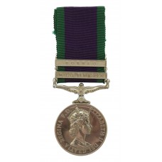 Campaign Service Medal (2 Clasps - Malay Peninsula, Borneo) - Cpl