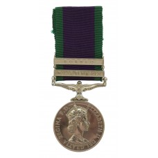 Campaign Service Medal (2 Clasps - Malay Peninsula, Borneo) - Cpl. W.N. Evans, Royal Electrical & Mechanical Engineers