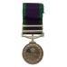 Campaign Service Medal (2 Clasps - Malay Peninsula, Borneo) - Cpl. W.N. Evans, Royal Electrical & Mechanical Engineers