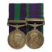 General Service Medal (Clasp - Malaya) & Campaign Service Medal (Clasp - Borneo) Medal Pair - Cpl. F.G. Sanders, Royal Electrical & Mechanical Engineers