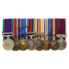 Campaign Service Medal (Northern Ireland), OSM Afghanistan and Iraq (Op Telic) Long Service Medal Group of Eight - Cpl. J.S. Clarke, Royal Electrical & Mechanical Engineers