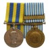 Queen's Korea Medal and UN Korea Medal Pair - Cfn. P.C. Gordon, Royal Electrical & Mechanical Engineers