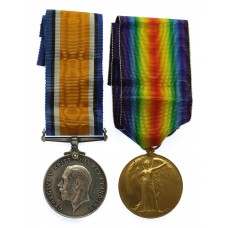 WW1 British War & Victory Medal Pair - Pte. G. Maggs, Royal Welsh Fusiliers