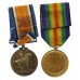 WW1 British War Medal, Victory Medal and Memorial Plaque - Pte. C.J. Smith, 2/7th Bn. Manchester Regiment - K.I.A. 8/10/17