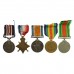 WW1 Military Medal, 1914-15 Star, British War Medal, Victory Medal and WW2 Defence Medal Group of Five - Bmbr. A. Collins, Royal Artillery