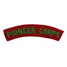 Pioneer Corps (PIONEER CORPS) Cloth Shoulder Title