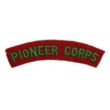 Pioneer Corps (PIONEER CORPS) Cloth Shoulder Title