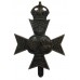 16th Bn. (Queen's Westminster & Civil Service Rifles) London Regiment Cap Badge - King's Crown