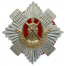 Royal Scots Anodised (Staybrite) Cap Badge