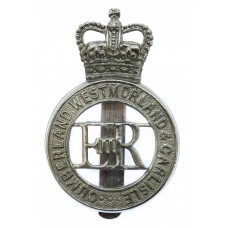 Cumberland, Westmoreland & Carlisle Constabulary Cap Badge - Queen's Crown 